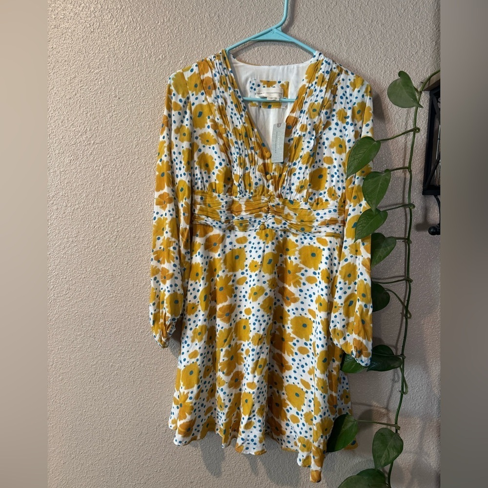 Vera for Anthropologie Buttercup Retro 60โs Mini Dress
